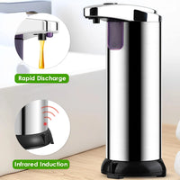 Dispensador Automatico de Sabão, Nivel Ajustavel, Sem toque, sensor aotomatico de movimento, desinfetante para as mãos, inteligente